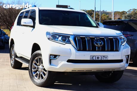 White 2020 Toyota Landcruiser Prado Wagon Vx