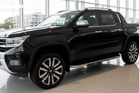 Black 2025 Volkswagen Amarok Dual Cab Utility Aventura Tdi600 4Motion