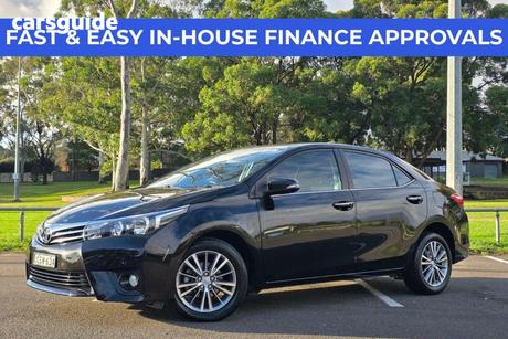 Black 2014 Toyota Corolla Sedan Sx