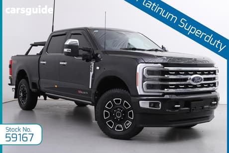 Black 2024 Ford F350 Ute Tray PLATINUM