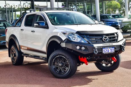 White 2019 Mazda BT-50 Dual Cab Utility Boss (4X4)
