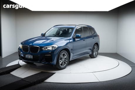 Blue 2019 BMW X3 Wagon Xdrive20D