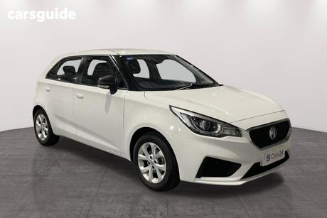 White 2022 MG MG3 Hatchback Core