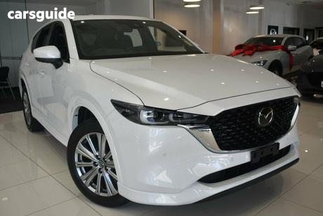 White 2026 Mazda CX-5 Wagon G35 Akera Turbo (Awd)