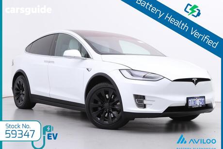 White 2019 Tesla Model X Wagon Long Range