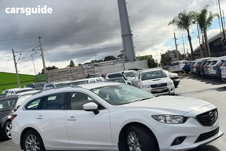 White 2017 Mazda 6 Sedan Sport
