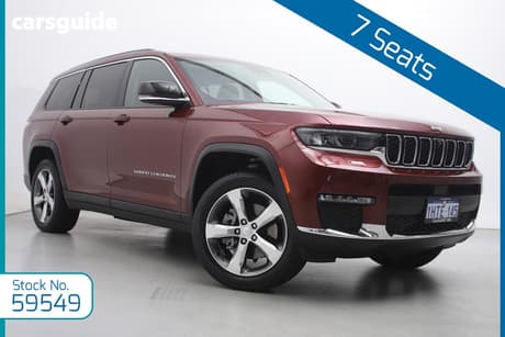 Red 2022 Jeep Grand Cherokee L Wagon Limited 7 Seat (4X4)