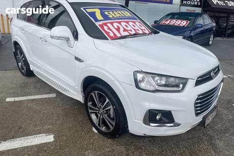 White 2018 Holden Captiva Wagon 7 Ltz (Awd) (5Yr)