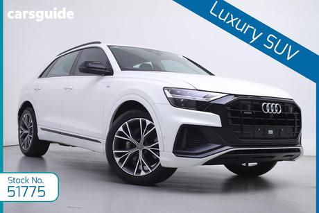 White 2019 Audi Q8 Wagon 55 Tfsi Quattro (Hybrid)