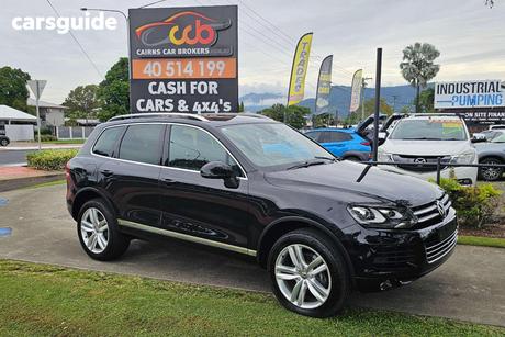 Black 2013 Volkswagen Touareg Wagon V6 Tdi
