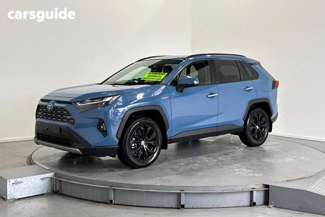 Blue 2024 Toyota RAV4 Wagon Cruiser (2Wd) Hybrid