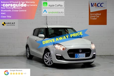 White 2024 Suzuki Swift Hatchback Gl Shadow