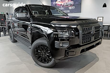 Black 2025 Mitsubishi Triton Double Cab Pick Up Glx-R (4X4)