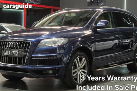 Blue 2013 Audi Q7 Wagon 3.0 Tdi Quattro