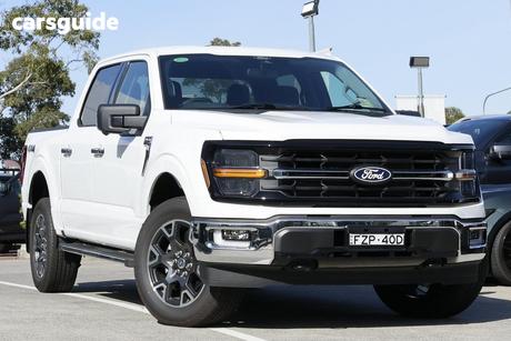 White 2024 Ford F150 Double Cab Pick Up Xlt Lwb (4X4)