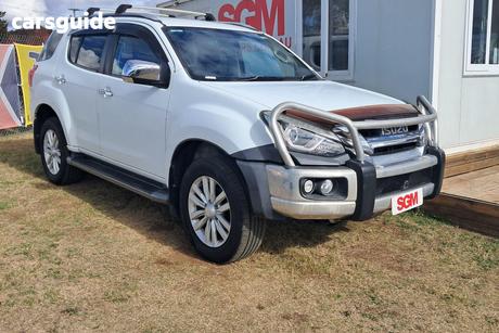 White 2019 Isuzu MU-X Wagon Ls-T (4X4)