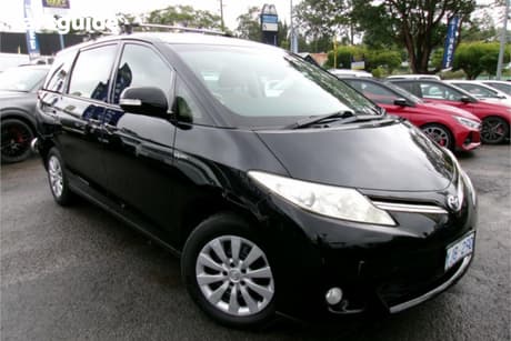 Black 2012 Toyota Tarago Wagon Gli V6