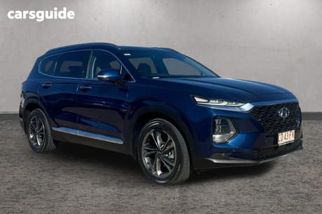 Blue 2018 Hyundai Santa FE Wagon Highlander Crdi (4X4)