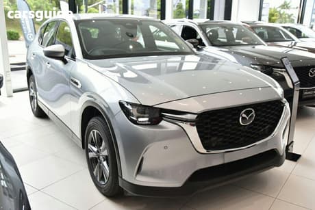 Silver 2025 Mazda CX-60 Wagon G40E Pure Hybrid