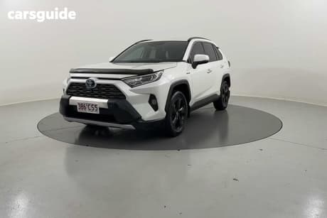 White 2020 Toyota RAV4 Wagon Cruiser (2Wd) Hybrid