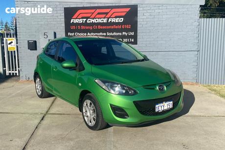 Green 2012 Mazda 2 Hatchback Neo