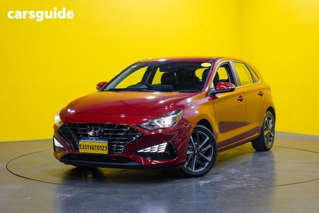 Red 2021 Hyundai I30 Hatchback Elite
