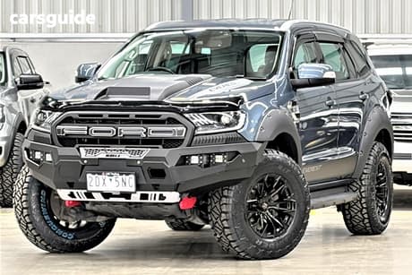 Blue 2017 Ford Everest Wagon Trend