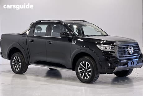 Black 2026 GWM Cannon Dual Cab Utility Premium (4X4)