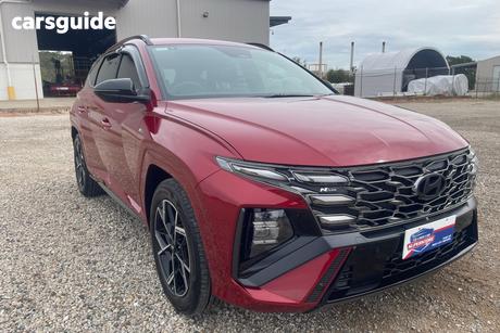 Red 2026 Hyundai Tucson Wagon Elite Hybrid N Line (Fwd)