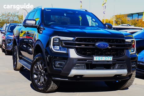 Black 2023 Ford Ranger Double Cab Pick Up Wildtrak 3.0 (4X4)