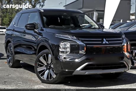 Black 2025 Mitsubishi Outlander SUV OUTLANDER EXCEED 2.5L CVT AWD 5ST