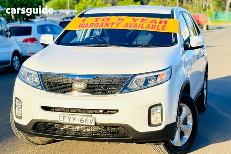 White 2013 Kia Sorento Wagon Sli (4X4)