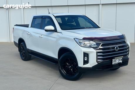 White 2022 Ssangyong Musso Crew Cab Pickup Ultimate