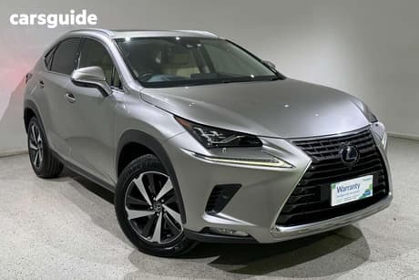 Silver 2019 Lexus NX300H Wagon Sports Luxury Hybrid (Awd)