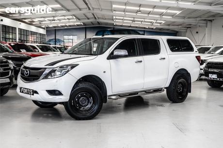 White 2016 Mazda BT-50 Dual Cab Utility Xtr (4X2)