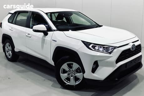 White 2024 Toyota RAV4 Wagon Gx (2Wd) Hybrid