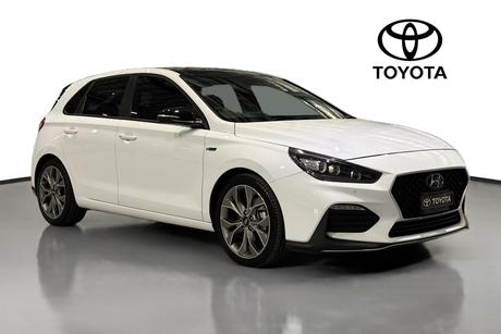 White 2021 Hyundai I30 Hatchback N Line Premium