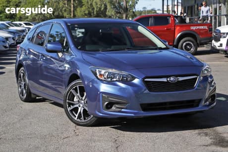 Blue 2017 Subaru Impreza Hatchback 2.0I (Awd)