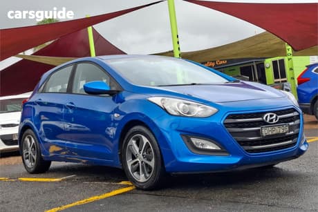 Blue 2016 Hyundai I30 Hatchback Active