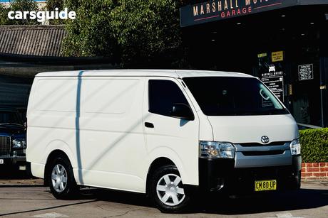 White 2017 Toyota HiAce Van Lwb