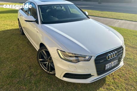 White 2013 Audi A6 Sedan 2.8 Fsi Quattro