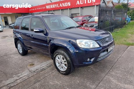 Blue 2010 Ford Escape Wagon