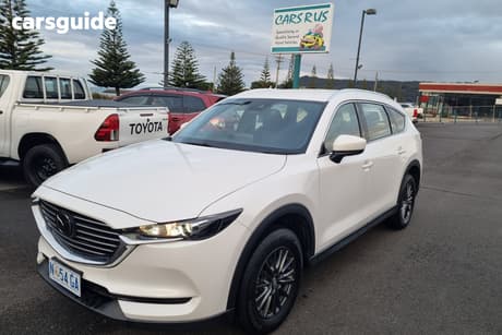 White 2022 Mazda CX-8 Wagon Sport (Fwd)
