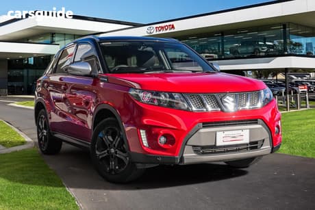 Red 2017 Suzuki Vitara Wagon S Turbo (Fwd)