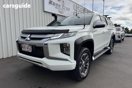White 2020 Mitsubishi Triton Double Cab Pick Up Gls (4X4)