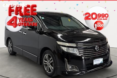Black 2013 Nissan Elgrand OtherCar HIGHWAY STAR