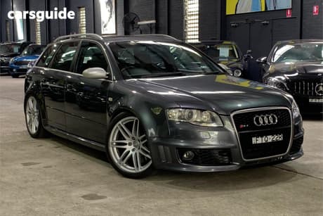 Silver 2007 Audi RS4 Wagon Avant Quattro