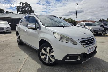 White 2014 Peugeot 2008 Wagon Allure