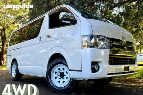 White 2019 Toyota HiAce SUV 4WD SUPER GL