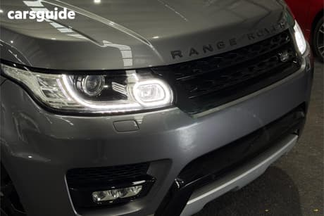 Grey 2015 Land Rover Range Rover Sport SUV SDV6 HSE 4X4